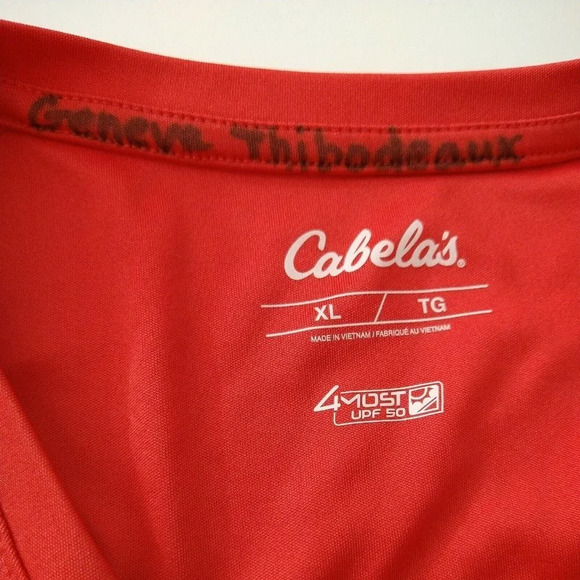 Cabelas Crewneck Athletic Shirt UPF 50 Men Size XL - Picture 6 of 6